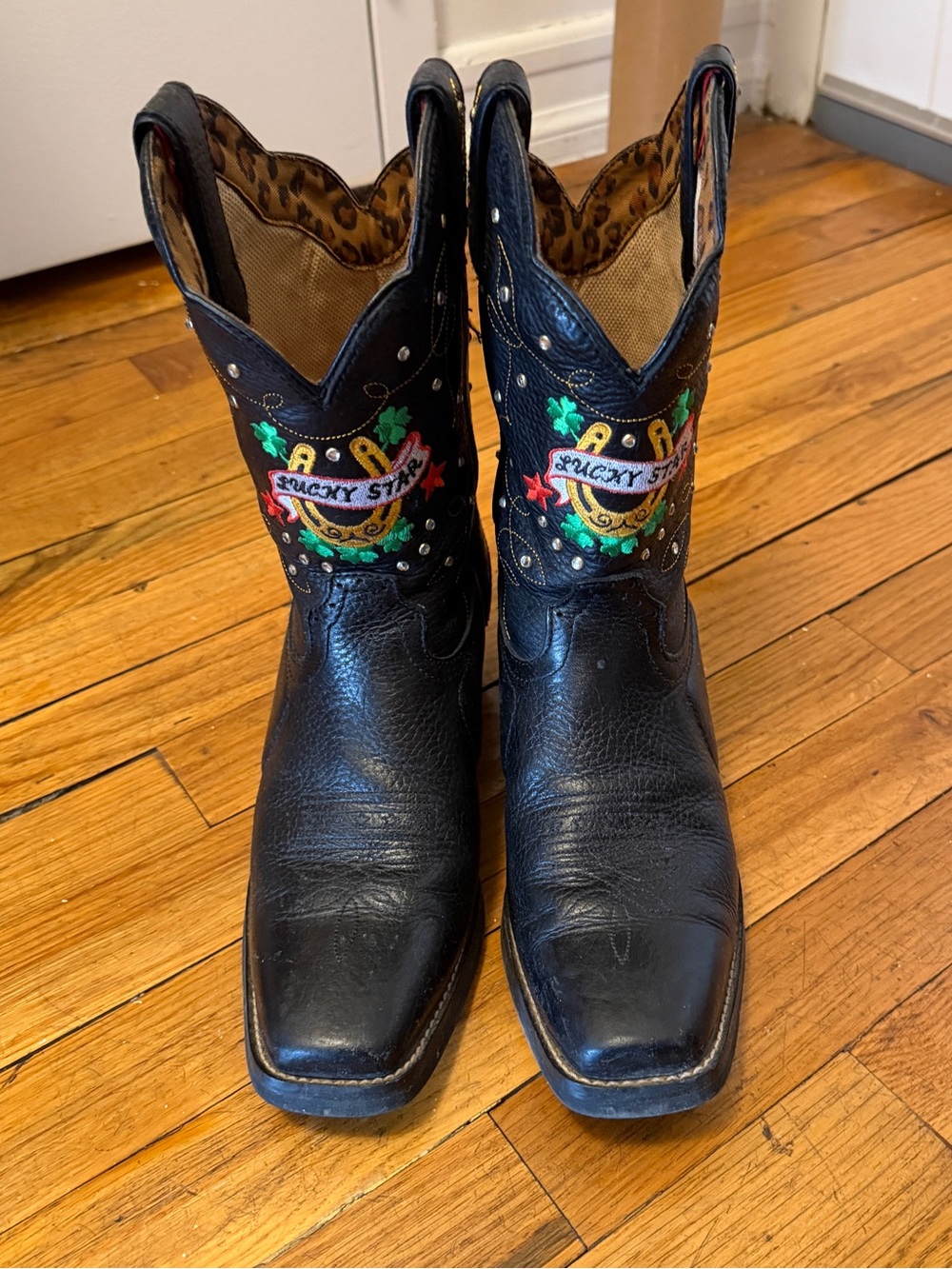 Tony Lama Studded Cowboy Boots